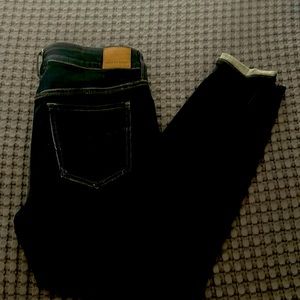 Dark wash blue jeans